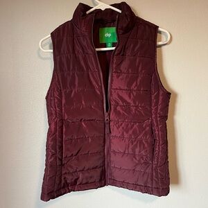 Women's Burgundy Vest
